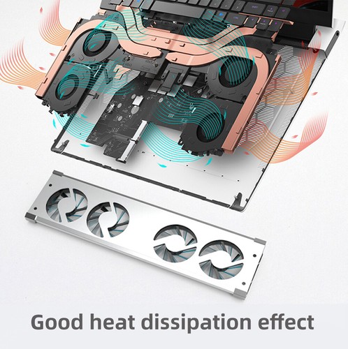 Laptops Cooling Stand 4 Fans RGB Automatic Cooler for Alienware Laptops - Picture 2 of 7