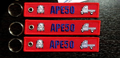 3 x APE 50 Piaggio Keycain Portachiavi Schlüsselanhänger YakAir - Picture 5 of 5