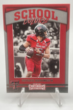 2017 Panini Contenders Draft Patrick Mahomes II School Colors Red Raiders RC #15