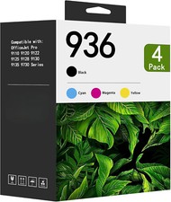 4Pack for hp 936 ink cartridges combo pack for OfficeJet Pro 9110b