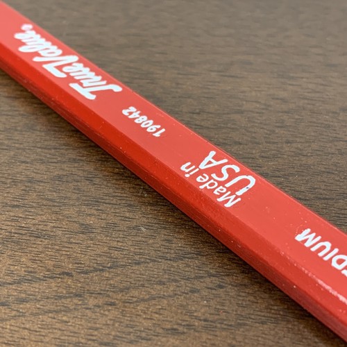 (QTY 21) Red White True Value Unsharpened Contractor Pencil - Made In USA - Picture 6 of 6