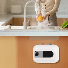 Mini Tank Point-Of-Use Instant Hot 1.5KW Small Electric Hot Water Heater Indoor 