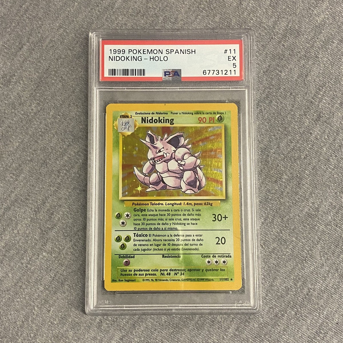 1999 Nidoking-Holo 1ed PSA5