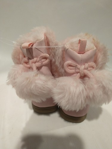 Faded Glory Pommy Toddler Shoes Girls Snow Boot Size 4 - Picture 5 of 8