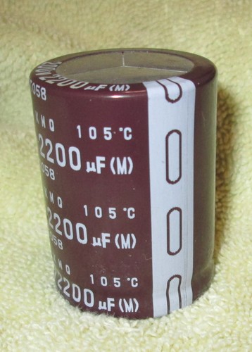 NIPPON CHEMI-CON ALUMINIUM ELEKTROLYT RADIAL 2200UF 200V SNAP IN 105C - Bild 3 von 4