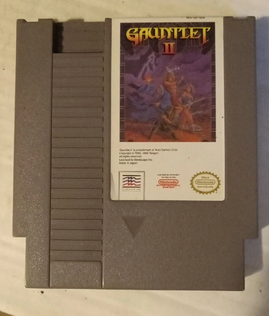 GAUNTLET II NINTENDO NES VIDEO GAME CARTRIDGE eBay