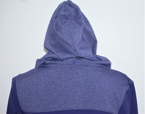 Athleta Womens Jacket Size XS Purple Hooded Asymmetrical Full Zip - Picture 10 of 12