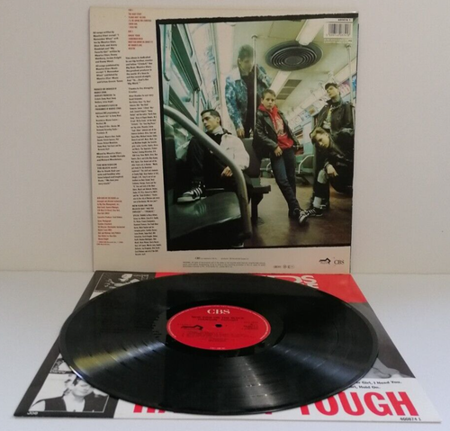 New Kids On The Block Hangin' Tough Vinyl LP + Inner Sleeve A1 B1 Pressing - EX - Picture 4 of 5