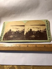 Vintage Horse Shoe Falls from Canada Side Stereoview STEREO VIEW CARD