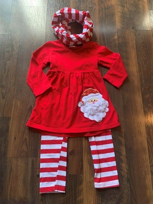 white and red christmas outfit