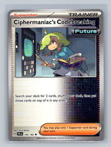Ciphermaniac's Codebreaking SV05: Temporal Forces 145/162 Near Mint NM - Picture 1 of 2