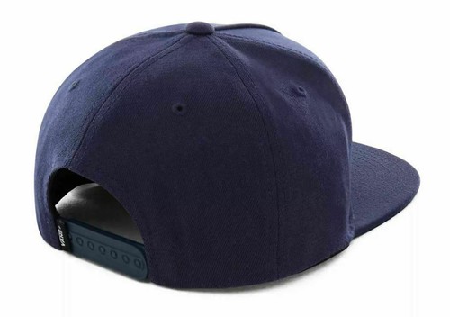 Vans Snapback Hat SVD University FlexFit Flat Brim Bill Adjustable Cap Navy Red - Picture 3 of 4