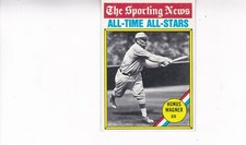 1976 Topps Baseball #344 Honus Wagner Pittsburgh Pirates EX