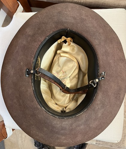Vintage PA Game Commission Officer / Trooper Hat Stetson 3x Beaver Size 6 - 7/8 - Picture 8 of 18