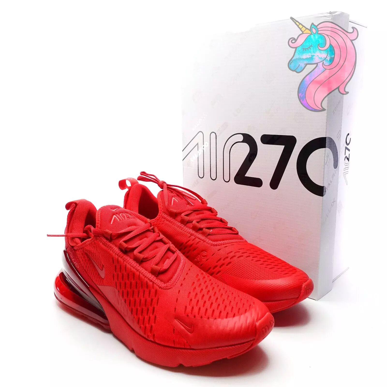 Mens red 'air max 270 hotsell