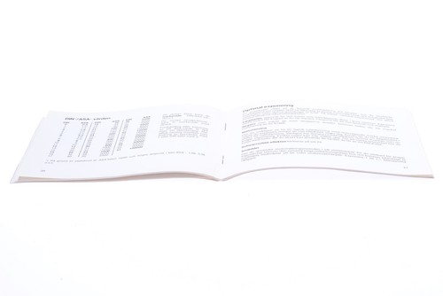 ✅ GOSSEN PROFISIX BELICHTUNGSMESSER ANLEITUNG HANDBUCH SCHWEDISCH 138-2 - Bild 2 von 2