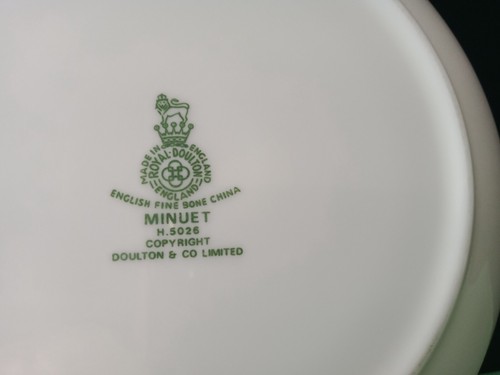 Royal Doulton. Minuet. H5026. Dinner Set Replacement Pieces. Made In England - Picture 27 of 32