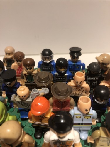 Blok Tech 56 Figuren Polizei, Arbeiter, Armee, Swat, kein Lego. - Bild 5 von 10