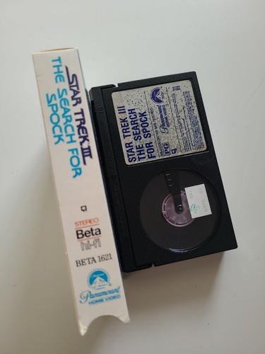 Star Trek III 3 The Search For Spock Beta Betamax SlayMartVideo SEE All Our Item - Picture 3 of 6