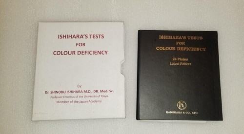 Ishihara Test Book 24 Plate With Occluder For Color Deficiency - Picture 3 of 7