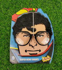 Superman Shades Sun-Staches DC Comics Fancy Dress Up Halloween Costume Accessory