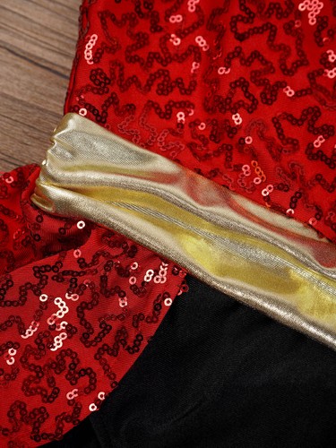 Niño Niña Brillante Lentejuelas Leotardo Vestido Jazz Tap Dance Navidad Actuación Disfraz - Imagen 11 de 37