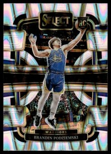 2023-24 Panini Select Concourse Tectonic Brandin Podziemski Rookie Golden State
