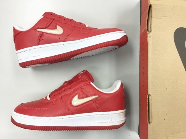Ds Vintage 1997 4 Men 1 Jewel White Youth Max Nike Sz Red Force Low Af1 Air uTkXiOPZ