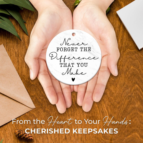 Thank You Gifts - Teacher Appreciation Gifts, Teacher Nurse Ornament - Retiremen - Picture 4 of 12