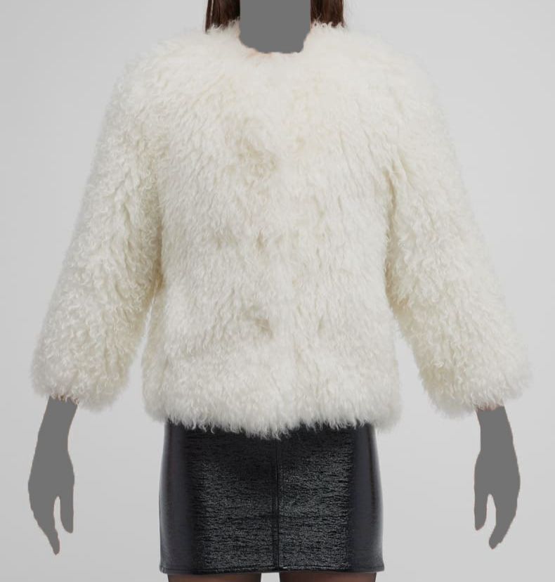 コート BECAGLI SINCE 1994 FW22 MOHAIR FUR (KW215B_5) $2650 Becagli Women's Ivory Mohair Coat Jacket Size 44 | eBay