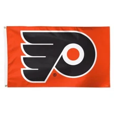 PHILADELPHIA FLYERS 3'X5' HOUSE FLAG WALL BANNER NHL LICENSED