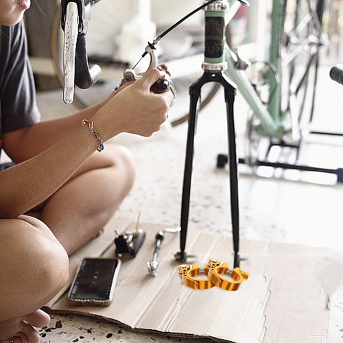 Seatpost expédition Clamp Aluminum Alloy Seat Post Collar Folding Bike Seatpost Clip Bike