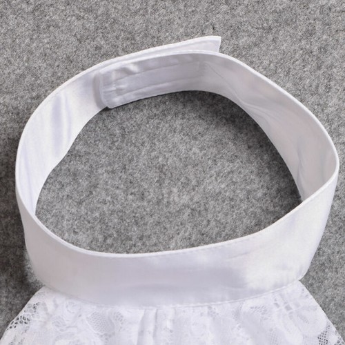 Victorian Collar Halloween Lace Jabot Cuffs Detachable Collar & Wrist Cuffs - Picture 8 of 22