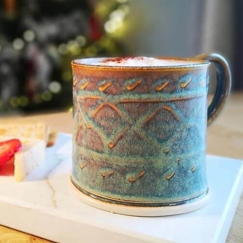Castle Arch Pottery Oilean Irish Pottery Becher - Bild 5 von 8