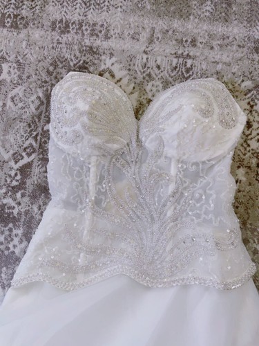 Size 8-Brand new wedding dress-Floor Length 16 - Picture 5 of 5
