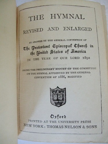 The Hymnal Revised and Enlarged. 1892 Episcopal Hymnal. Pocket Size. - Picture 5 of 10