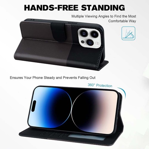 Cute Animal Leather Case For iPhone 15 Pro Max 12 XR 7 Wallet Flip Phone Cover - Picture 32 of 64