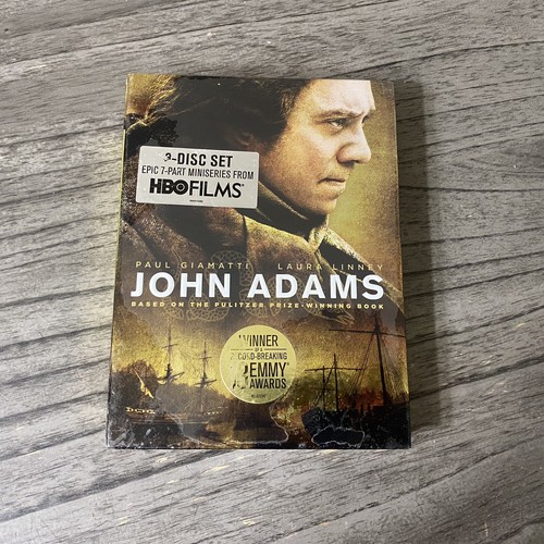 John Adams ~ Epic 7 Part Miniseries, DVD 3-Disc Set (HBO, 2008) New & Sealed - Picture 2 of 7