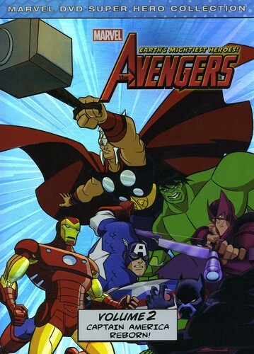 Avengers Earths Mightiest Heroes #2 DVD 2011 CAPTIN AMERICA REBORN MIT SLIP COV - Bild 1 von 1