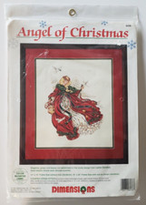 Dimensions 1993 Angel Of Christmas Counted Cross Stitch Kit New in Package