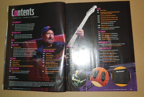Guitar Player Magazine ~ 2013 - 2014 ~ You Choose ~ Rolling Stones ~ Tony Iommi - Picture 30 of 36