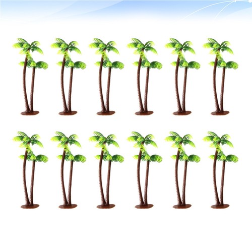 12 Pcs Realistic Tree Model Diorama Trees Palm - Picture 7 of 11