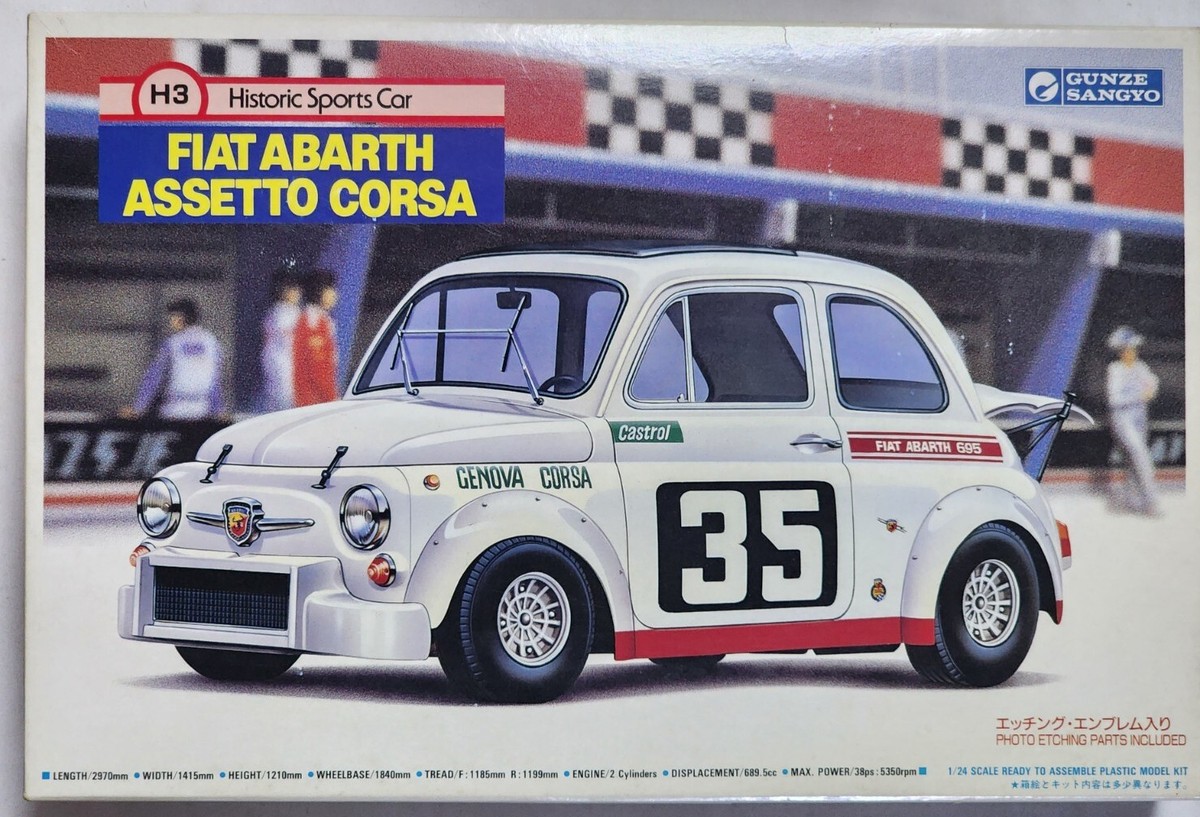 G-362 Gunze Sangyo 1/24 Fiat Abarth Assetto Corsa Model Kit