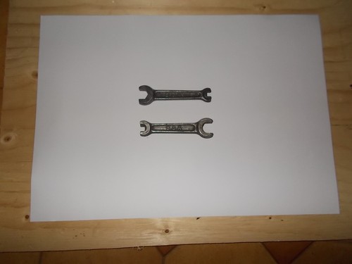 2 Vintage Cycle Spanners BROOKS & BSA Cycle tools workshop toolkit garage oilcan 2 Vintage Cycle Spanners BROOKS & BSA Cycle tools workshop toolkit garage oilcan