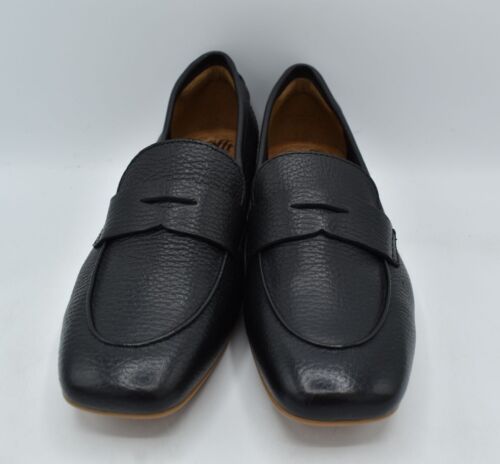 Sofft Womens Size 10 Elinor Moc Toe Black Leather Slip On Shoes Penny Loafers - Picture 7 of 12