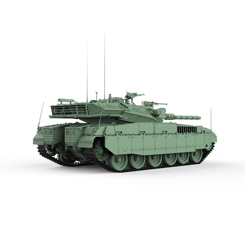 SSMODEL 72762 1/72 25mm Military Model Kit Israel Merkava MK.2D Main Battle Tank - Picture 3 of 8