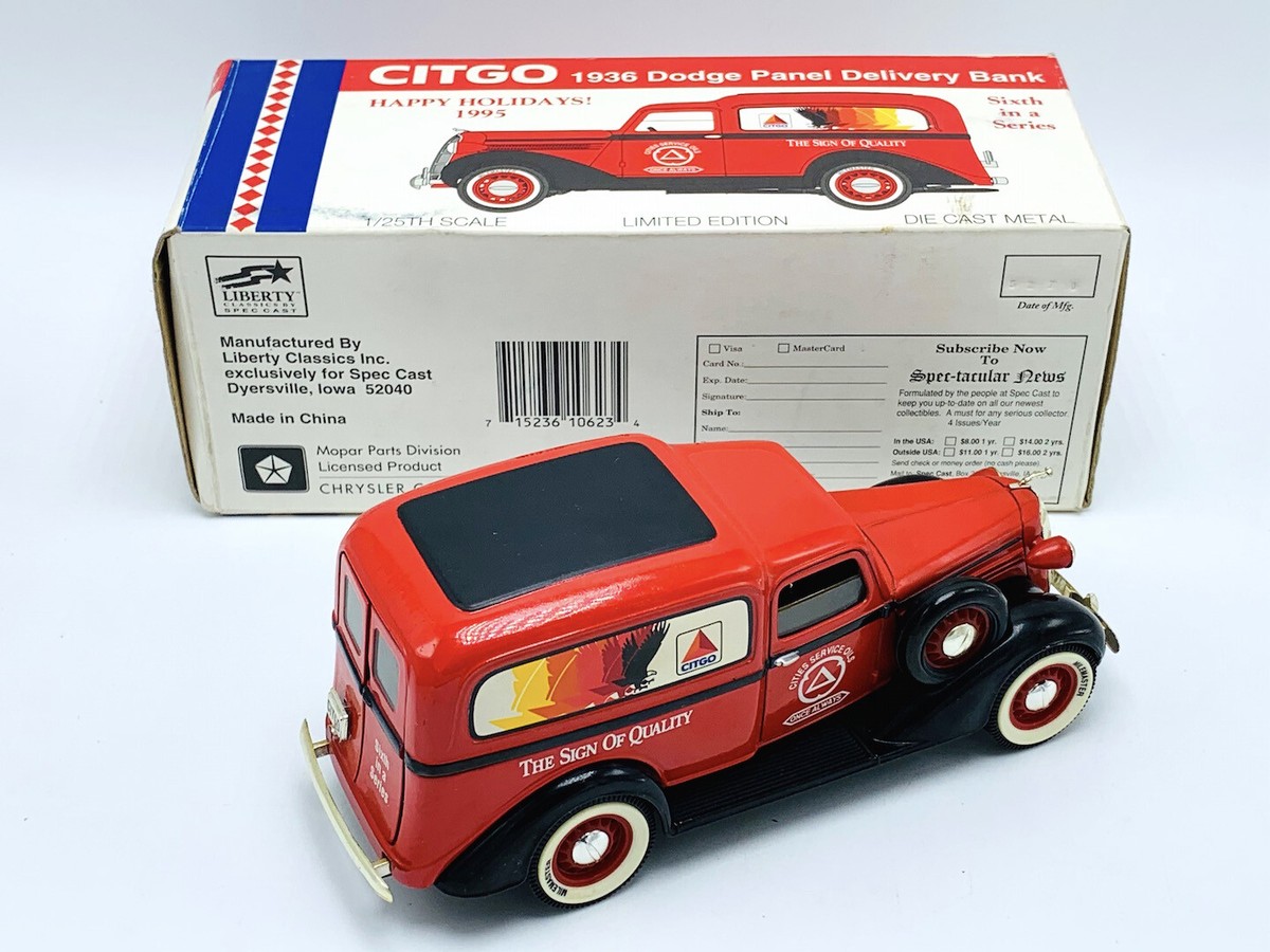 1:25 1936 Dodge Panel Delivery Citgo Gas #6 in Series Die