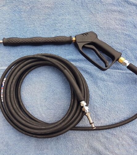 NILFISK E140 2-9 S RUBBER 1 WIRE HOSE 10 METER ST1100 TRIGGER LANCE 4 IN 1 VARIO - Picture 6 of 12