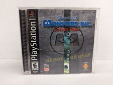 Monsters Inc. Scream Team (PS1 Playstation 1) CIB PS1 Complete Works TESTED GAME