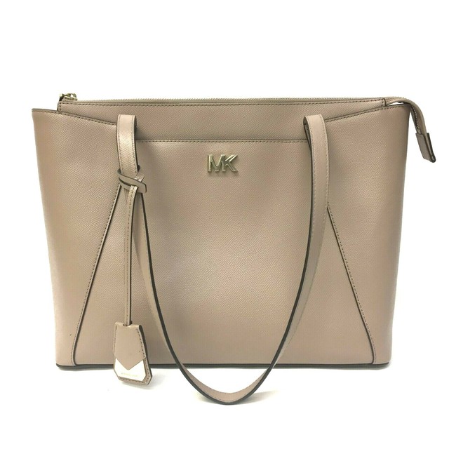 maddie medium crossgrain leather tote bag